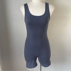 West of Melrose Black One-Piece Romper Bodysuit | Size‎ Small | Athletic Unitard